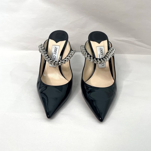 Jimmy Choo Patent Leather Bing 100 Heels - Picture 3 of 10